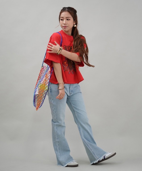 ムラサキスポーツ(ムラサキスポーツ)の「Lila&Fleur/リラアンドフルール トートバッグ Always Bag メッシュ RF064(トートバッグ・レディース・パープル系/マルチ/オレンジ系/ピンク系/グリーン系・FREE)」の20枚目の写真