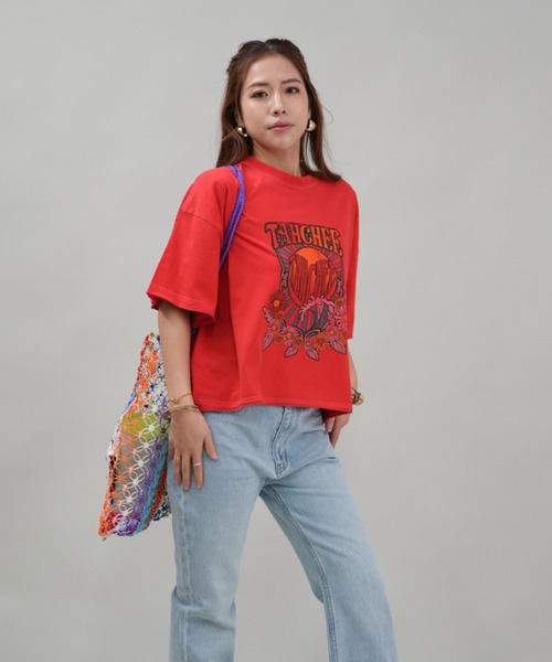 ムラサキスポーツ(ムラサキスポーツ)の「Lila&Fleur/リラアンドフルール トートバッグ Always Bag メッシュ RF064(トートバッグ・レディース・パープル系/マルチ/オレンジ系/ピンク系/グリーン系・FREE)」の21枚目の写真