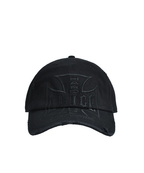 AliceHollywoodブラックキャップ TOKYO刺繍 MOTO COUTURE CAP（キャップ）｜ALICE HOLLYWOOD（アリス