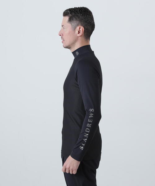 St ANDREWS(セントアンドリュース)の「【St ANDREWS】ツインコットUV×SUNPROFITメッシュ長袖ハイネックカットソー (MENS)(Tシャツ/カットソー・メンズ・ホワイト・L/M)」の5枚目の写真