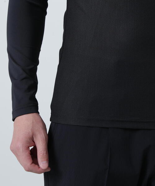St ANDREWS(セントアンドリュース)の「【St ANDREWS】ツインコットUV×SUNPROFITメッシュ長袖ハイネックカットソー (MENS)(Tシャツ/カットソー・メンズ・ホワイト・L/M)」の9枚目の写真