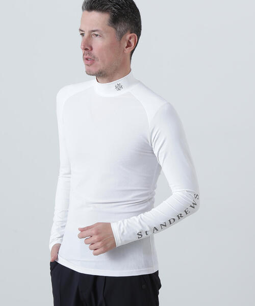 St ANDREWS(セントアンドリュース)の「【St ANDREWS】ツインコットUV×SUNPROFITメッシュ長袖ハイネックカットソー (MENS)(Tシャツ/カットソー・メンズ・ホワイト・L/M)」の14枚目の写真