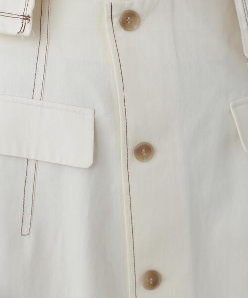 FREE'S MART(フリーズマート)の「【3サイズ展開XS-M】〈セットアップ対応〉アクセントボタンフレアスカート【低身長サイズ有】(スカート・レディース・ベージュ/ホワイト・X-SMALL/SMALL/MEDIUM)」の14枚目の写真