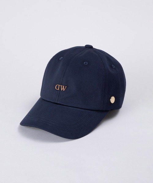 Daniel Wellington キャップ　ダニエル・ウェリントン　ネイビー セール】ダニエルウェリントン ロゴ刺繍 ベースボールキャップ