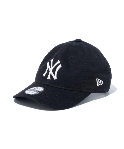 NEW ERA（ニューエラ）の「NEW ERA/ニューエラ キッズ キャップ Youth 9TWENTY ニューヨーク・ヤンキース ブラック × ホワイト 14524548（キャップ・キッズ・ブラック×ホワイト・YOUTH）」の4枚目の写真