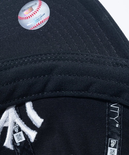 NEW ERA（ニューエラ）の「NEW ERA/ニューエラ キッズ キャップ Youth 9TWENTY ニューヨーク・ヤンキース ブラック × ホワイト 14524548（キャップ・キッズ・ブラック×ホワイト・YOUTH）」の7枚目の写真