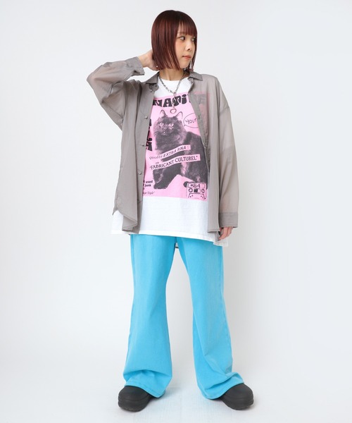 RNA（アールエヌエー）の「R4331 ヘビー天竺バギースウェット（その他パンツ・レディース・ブルー/ブラウン/ピンク・MEDIUM）」の21枚目の写真