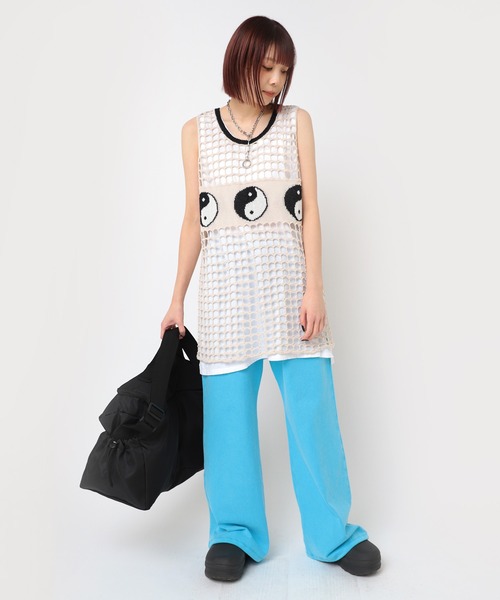 RNA（アールエヌエー）の「R4331 ヘビー天竺バギースウェット（その他パンツ・レディース・ブルー/ブラウン/ピンク・MEDIUM）」の20枚目の写真