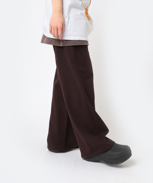 RNA（アールエヌエー）の「R4331 ヘビー天竺バギースウェット（その他パンツ・レディース・ブルー/ブラウン/ピンク・MEDIUM）」の11枚目の写真