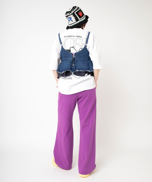 RNA（アールエヌエー）の「R4331 ヘビー天竺バギースウェット（その他パンツ・レディース・ブルー/ブラウン/ピンク/パープル/オレンジ/ネイビー・MEDIUM）」の12枚目の写真