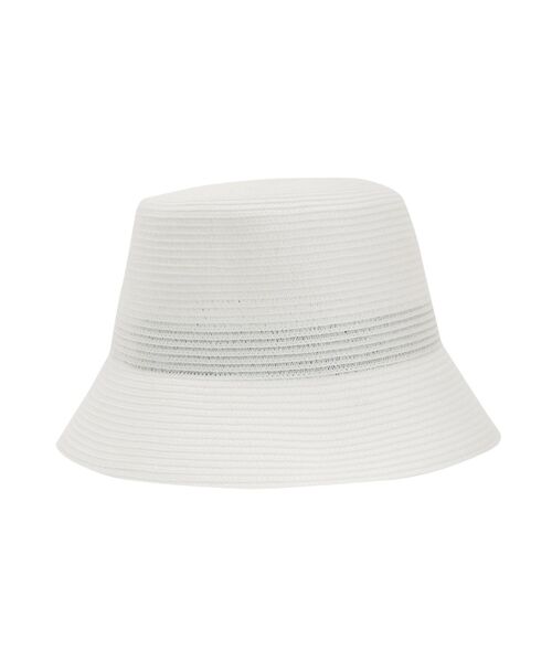 MERCURYDUO(マーキュリーデュオ)の「ウォッシャブルバケットハット(ハット・レディース・アイボリー/ブラック・FREE)」の5枚目の写真