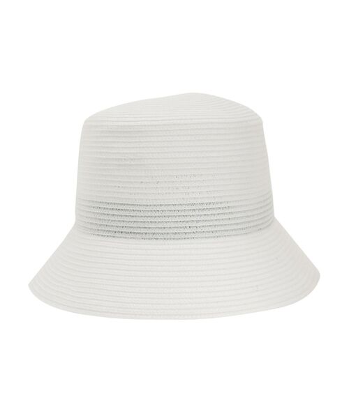 MERCURYDUO(マーキュリーデュオ)の「ウォッシャブルバケットハット(ハット・レディース・アイボリー/ブラック・FREE)」の4枚目の写真