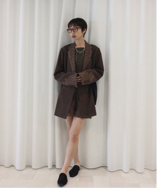 MEDI LACE EMBROIDERY SHORT PANTS（その他パンツ）｜Ameri