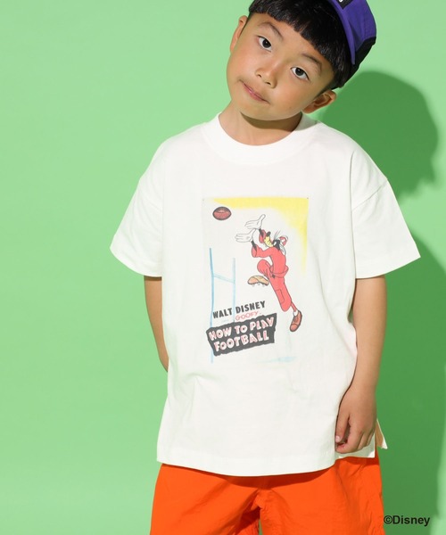 LOWRYS FARM（ローリーズファーム）の「ＤＩＳＮＥＹ／アートＢＩＧＴ　 324978（Tシャツ/カットソー・キッズ・チャコールグレー/イエロー/オフホワイト・150cm/140cm/130cm/120cm/110cm）」の2枚目の写真