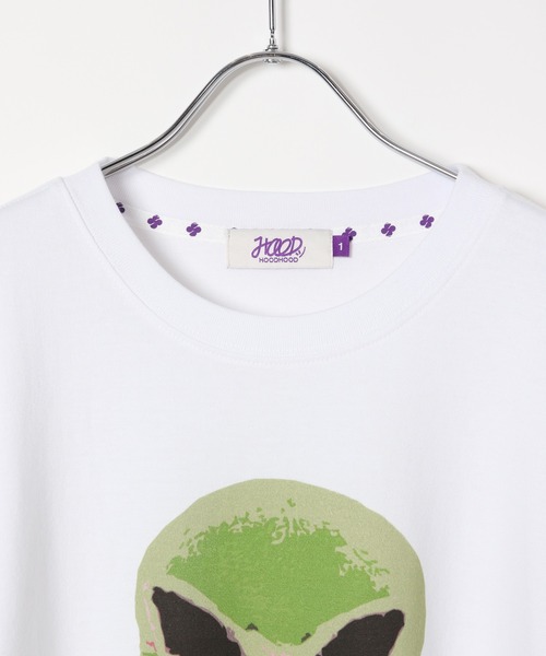 tシャツ K-POPアイドル着用「UNISEX」HOODHOOD／Alien グラフィックT レディース HOODHOOD tシャツ K-POPアイドル着用「UNISEX」HOODHOOD／Alien