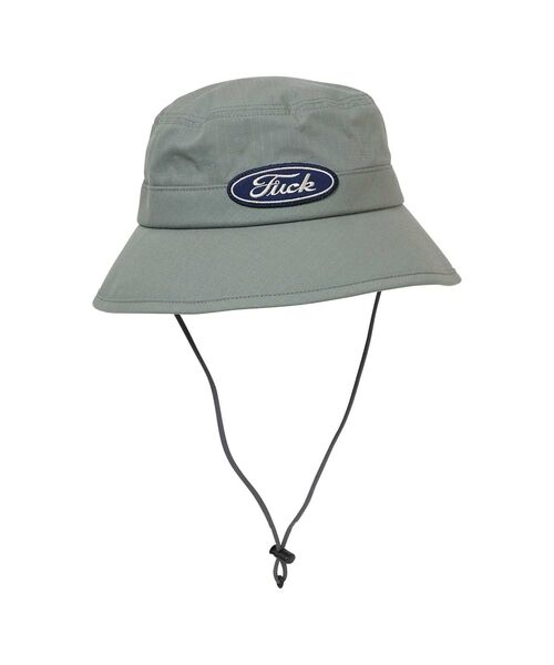 HYSTERIC GLAMOUR(ヒステリックグラマー)の「F**Kワッペン アドベンチャーハット(キャップ・メンズ・グレー/ブラック/ベージュ・MEDIUM/LARGE)」の7枚目の写真