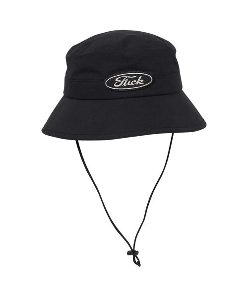 HYSTERIC GLAMOUR(ヒステリックグラマー)の「F**Kワッペン アドベンチャーハット(キャップ・メンズ・グレー/ブラック/ベージュ・MEDIUM/LARGE)」の9枚目の写真