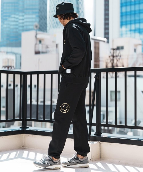 seventy seven(セブンティセブン)の「mpa3771-middle onz zip up sweat hoodie (77arch) ジップアップパーカー(パーカー・メンズ・ネイビー/ブラック×ホワイト/ブラック×ゴールド・S/M/L/XL)」の12枚目の写真