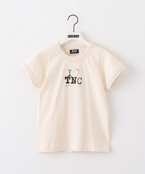 FAF(フェイク アス フラワーズ)の「FAF/ フェイク アズ フラワーズ I LOVE TNC(Tシャツ/カットソー・レディース・ブラック/ホワイト系その他/カーキ・1)」の2枚目の写真