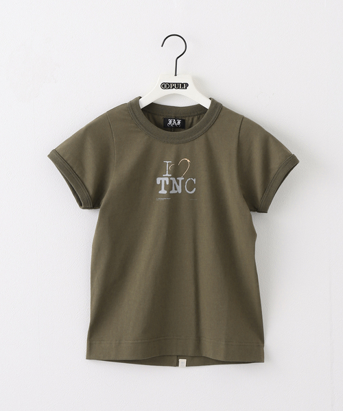 FAF(フェイク アス フラワーズ)の「FAF/ フェイク アズ フラワーズ I LOVE TNC(Tシャツ/カットソー・レディース・ブラック/ホワイト系その他/カーキ・1)」の3枚目の写真