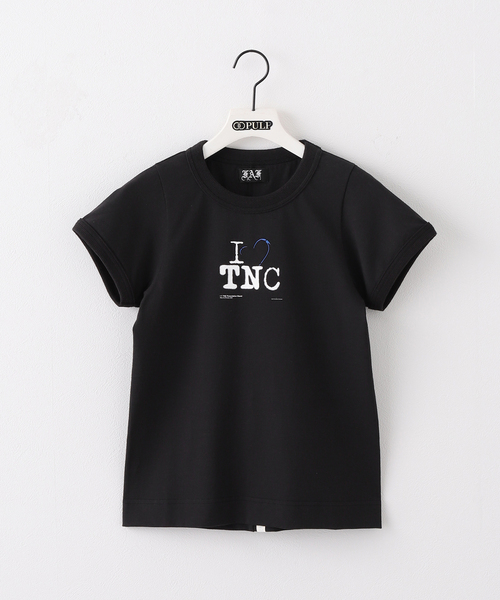 FAF(フェイク アス フラワーズ)の「FAF/ フェイク アズ フラワーズ I LOVE TNC(Tシャツ/カットソー・レディース・ブラック/ホワイト系その他/カーキ・1)」の1枚目の写真