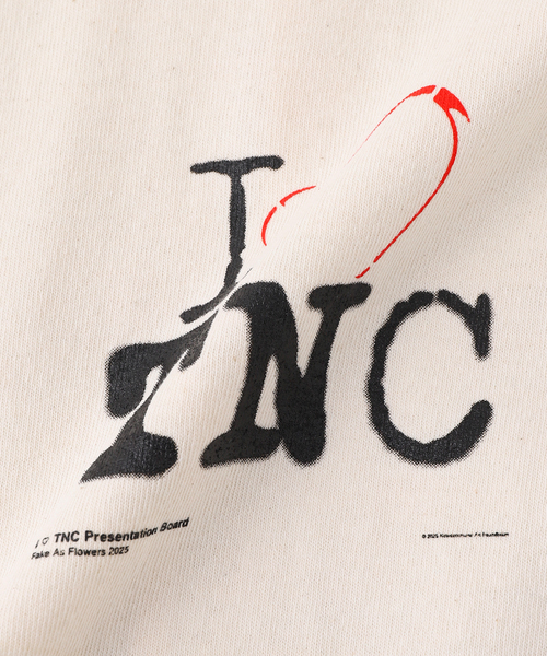 FAF(フェイク アス フラワーズ)の「FAF/ フェイク アズ フラワーズ I LOVE TNC(Tシャツ/カットソー・レディース・ブラック/ホワイト系その他/カーキ・1)」の8枚目の写真
