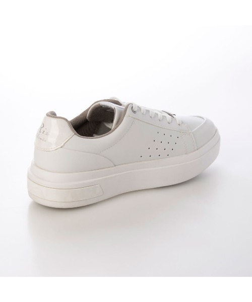 Riz raffinee（リズラフィーネ）の「【le coq sportif×Riz raffinee】晴雨兼用厚底スニーカー（スニーカー・レディース・ブラック/ホワイト/ベージュ・23cm/23.5cm/24.5cm/24cm/22.5cm）」の7枚目の写真