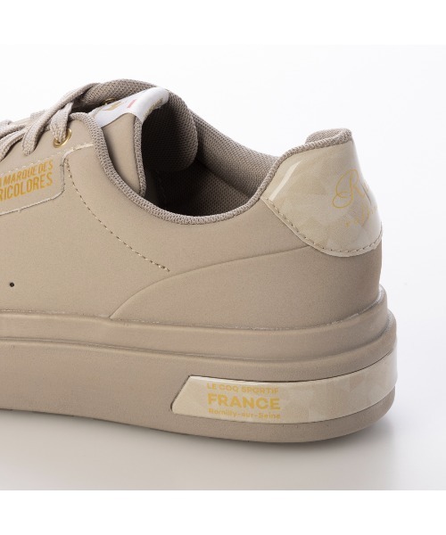 Riz raffinee（リズラフィーネ）の「【le coq sportif×Riz raffinee】晴雨兼用厚底スニーカー（スニーカー・レディース・ブラック/ホワイト/ベージュ・23cm/23.5cm/24.5cm/24cm/22.5cm）」の20枚目の写真