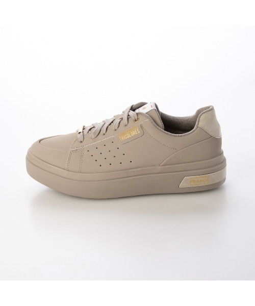 Riz raffinee（リズラフィーネ）の「【le coq sportif×Riz raffinee】晴雨兼用厚底スニーカー（スニーカー・レディース・ブラック/ホワイト/ベージュ・23cm/23.5cm/24.5cm/24cm/22.5cm）」の16枚目の写真