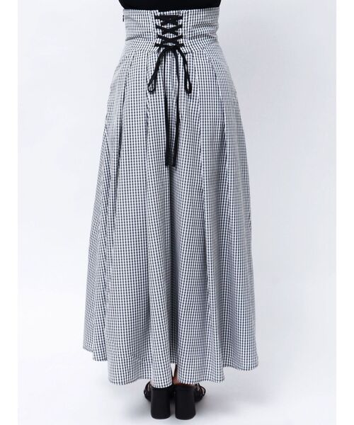MERCURYDUO(マーキュリーデュオ)の「ギンガムバックレースアップタックフレアスカート(スカート・レディース・その他1/その他・SMALL/MEDIUM)」の16枚目の写真