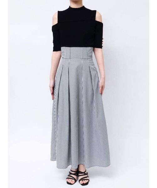 MERCURYDUO(マーキュリーデュオ)の「ギンガムバックレースアップタックフレアスカート(スカート・レディース・その他1/その他・SMALL/MEDIUM)」の20枚目の写真