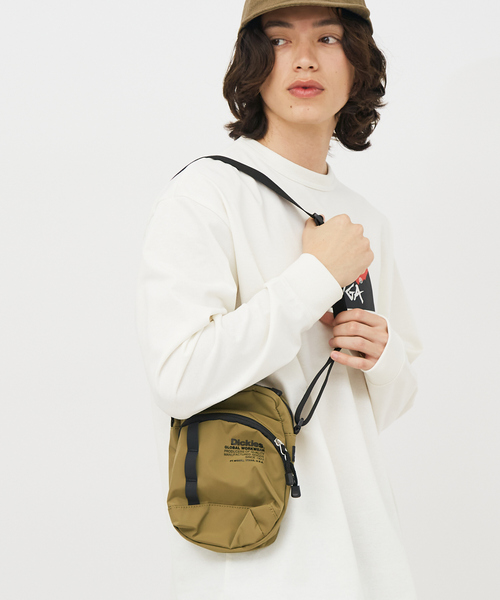 Dickies（ディッキーズ）の「【DICKIES/ディッキーズ】EXT LOGO QUICK SHOULDER 80976900/ショルダーバッグ【WEB限定】（ショルダーバッグ・メンズ・ライトブラウン/グレー/チャコールグレー/ブラック・フリー）」の8枚目の写真