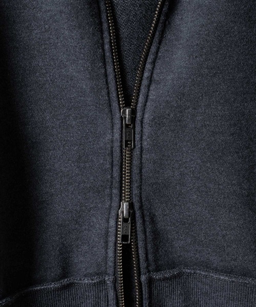 KUUUPY（クーピー）の「Chemical-Wash Sleeveless Zip Hoodie - ケミカル加工 ノースリーブジップパーカー（パーカー・メンズ・ブラック・SMALL/MEDIUM/LARGE）」の22枚目の写真