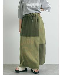 SM2 | 裏毛プリント配色アシメスカート(スカート)