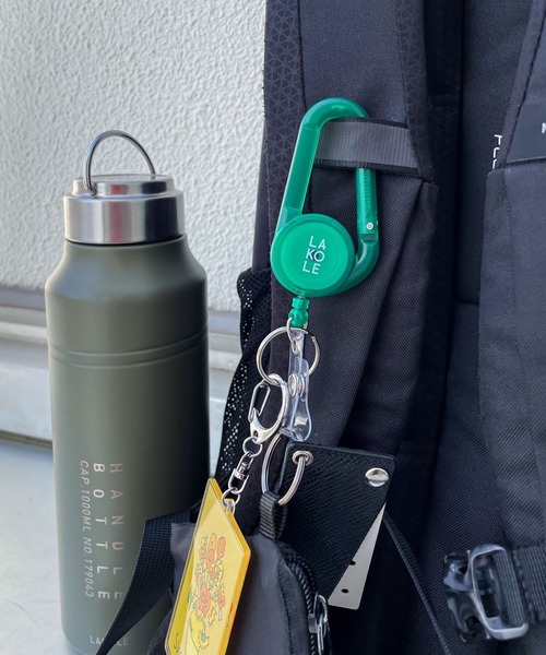 クリアリール付きカラビナ / 326672（キーホルダー）｜LAKOLE（ラコレ