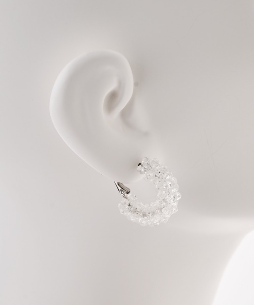 Quartet Products 012 ピアス(両耳用) 箱無し ピアス K10ピンクゴールド ダイヤモンド合計0.1ct (4月誕生石
