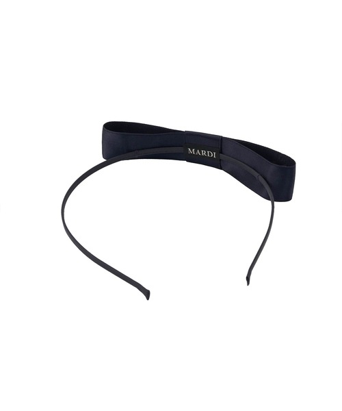 Mardi Mercredi（マルディメクルディ）の「HAIR BAND RIBBON（ヘアバンド・レディース・ブラック/ブラウン/レッド/ネイビー・FREE）」の10枚目の写真