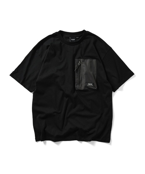 TAION（タイオン）の「【TAION(タイオン)】〈ユニセックス〉マウンテン クルーネックポケット Tシャツ（Tシャツ/カットソー・メンズ・ダークパープル/ブルーグリーン/オフホワイト/ダークネイビー/ブラック系その他7・S/M/L/XS/XL）」の20枚目の写真