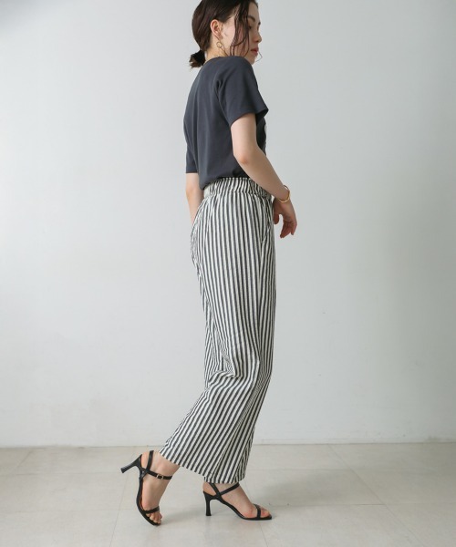 Bou Jeloud(ブージュルード)の「ストライプサッカーパンツ(その他パンツ・レディース・グレー/ブラウン/ブラック・38)」の8枚目の写真