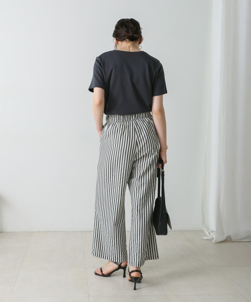 Bou Jeloud(ブージュルード)の「ストライプサッカーパンツ(その他パンツ・レディース・グレー/ブラウン/ブラック・38)」の10枚目の写真