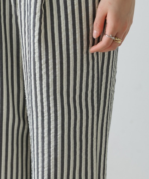 Bou Jeloud(ブージュルード)の「ストライプサッカーパンツ(その他パンツ・レディース・グレー/ブラウン/ブラック・38)」の11枚目の写真