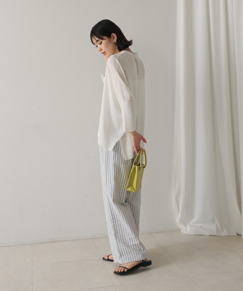 Bou Jeloud(ブージュルード)の「ストライプサッカーパンツ(その他パンツ・レディース・グレー/ブラウン/ブラック・38)」の19枚目の写真