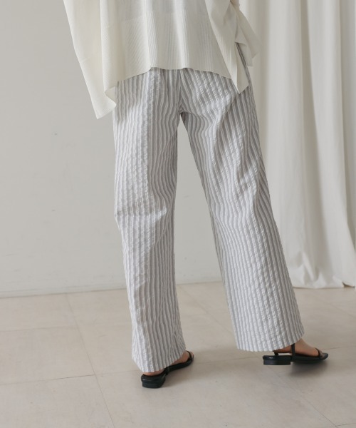 Bou Jeloud(ブージュルード)の「ストライプサッカーパンツ(その他パンツ・レディース・グレー/ブラウン/ブラック・38)」の20枚目の写真