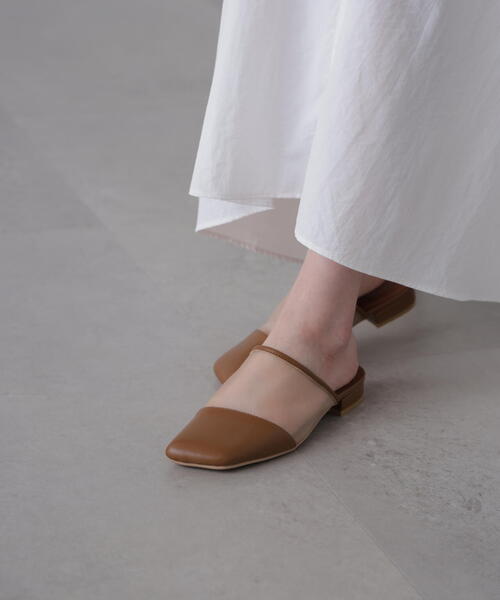 FREE'S MART（フリーズマート）の「メッシュサンダル（サンダル・レディース・ブラウン/ホワイト/ブラック・MEDIUM/SMALL）」の4枚目の写真