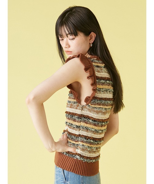 Lily Brown - 新品リリーブラウンニット クロシェカラーセーラーニット(ニット)｜トップス｜LILY BROWN
