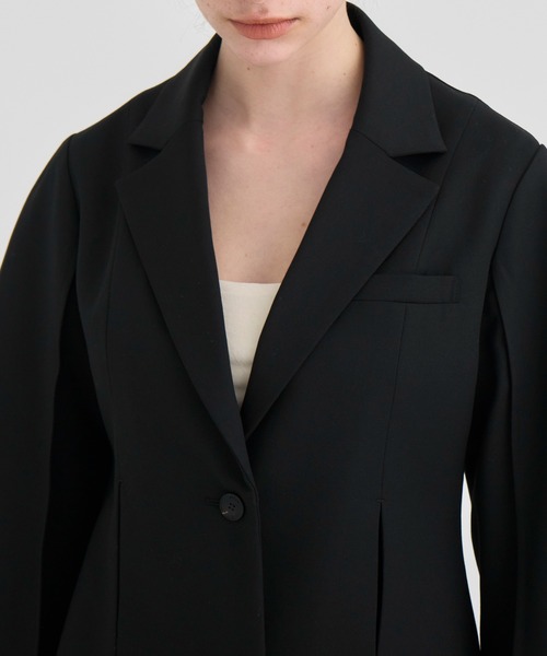 RITAN(リタン)の「【RITAN/リタン】Perform Tailord Jacket/パフォームテーラードジャケット(テーラードジャケット・レディース・ライトベージュ/ブラック・FREE)」の21枚目の写真