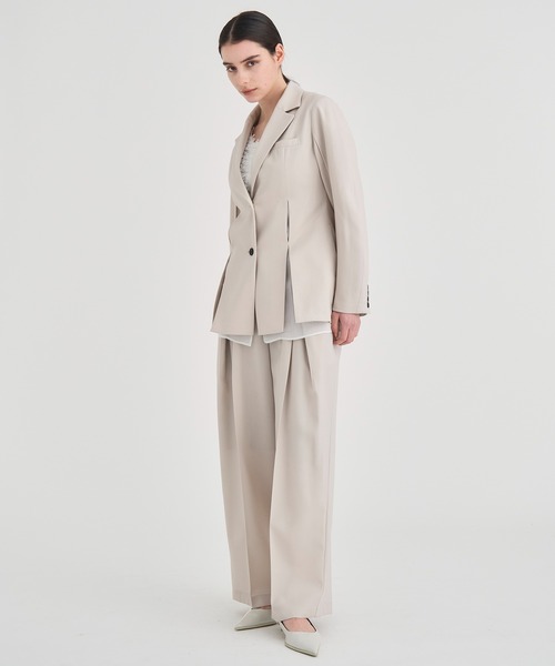 RITAN(リタン)の「【RITAN/リタン】Perform Tailord Jacket/パフォームテーラードジャケット(テーラードジャケット・レディース・ライトベージュ/ブラック・FREE)」の15枚目の写真