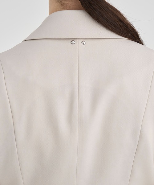 RITAN(リタン)の「【RITAN/リタン】Perform Tailord Jacket/パフォームテーラードジャケット(テーラードジャケット・レディース・ライトベージュ/ブラック・FREE)」の9枚目の写真