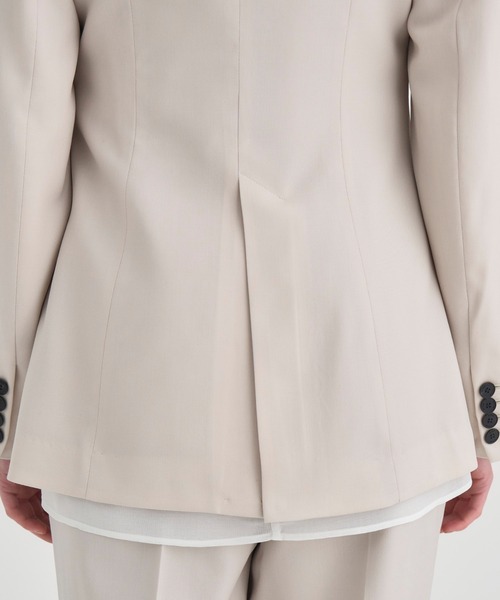 RITAN(リタン)の「【RITAN/リタン】Perform Tailord Jacket/パフォームテーラードジャケット(テーラードジャケット・レディース・ライトベージュ/ブラック・FREE)」の10枚目の写真