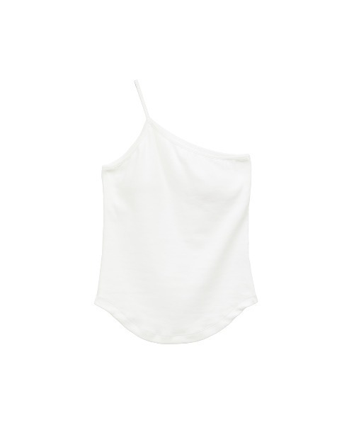 トップス CLANE ONE SHOULDER RIB TANK TOPS セール】ONE SHOULDER RIB TANK TOPS（タンクトップ）｜CLANE